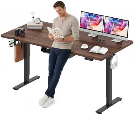 SANODESK 71''x32'' Large Electric Computer Height Adjustable Standing Desk by sanodesk