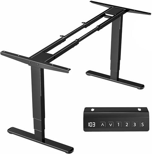VIVO Black Dual Motor Electric Standing Desk Frame, DESK-V103E by VIVO