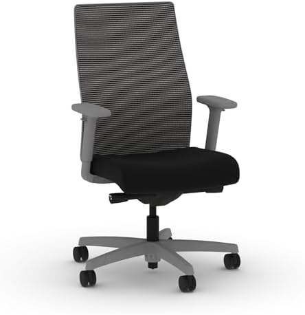 HON Ignition 2.0 Ergonomic Office Chair, Lumbar Support, Desk Chair, Black by HON