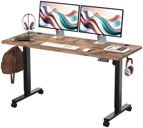 Monomi 59"x24"Electric Standing Desk Adjustable Height Computer Desk by MONOMI