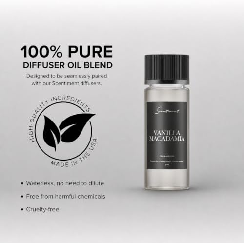 Scentiment Vanilla Macadamia Diffuser Oil - Hotel Scent - 1.69 fl oz(50 mL) - Image 4
