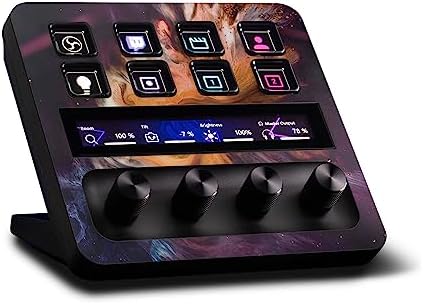 MightySkins Skin Compatible with Elgato Stream Deck + - Swirl Galaxy | Protective, Durable, and Unique Vinyl Decal wrap Cover | Easy to Apply, Remove, and Change Styles | Made in The USA by MIGHTY+SKINS