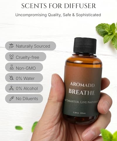 Aromadd Breathe Diffuser Oil Refill, Cool Mint & Eucalyptus, 3.38 Fl Oz - Image 3