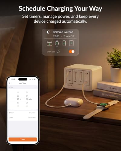 Gitryin 12-in-1 Desktop Charging Station, App Remote Control, 160W Charger - Image 4