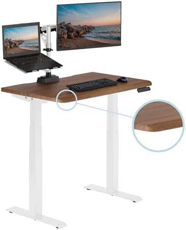 Vari ComfortEdge Electric Standing Desk – 40x26 – Walnut/White - Image 3