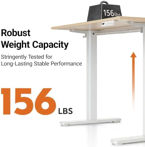 Claiks 48 x 24 Inch Nature Electric Standing Desk - Image 4