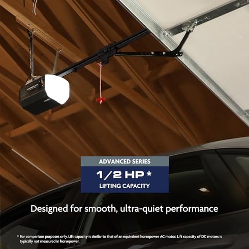 Chamberlain Belt Drive myQ Garage Door Opener, 1/2 HP w/Battery Backup - Image 3