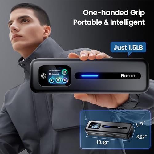 Phomemo M832D Touchscreen Portable Printer Inkless Thermal Wireless Travel - Image 5