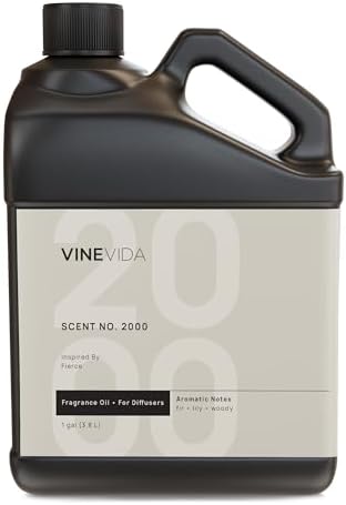 VINEVIDA [128 Fl Oz] Scent NO. 2000 Fragrance Oil for Cold Air Diffusers, Aromatic Notes of Fir Lily Woodsy, Essential Oils for Diffuser Oil Refill & Air Freshener Room Spray by VINEVIDA