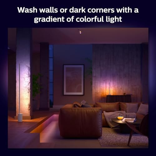 Philips Hue Signe Smart Table Lamp, White - White and Color Ambiance LED Color-Changing Light - 1 Pack - Use with Hue App - Compatible with Alexa, Google Assistant and Apple Homekit - Image 5