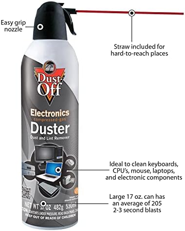 Dust-Off DPSJMB2 Disposable Compressed Gas Duster, 17 oz Cans, 2/Pack - Image 2