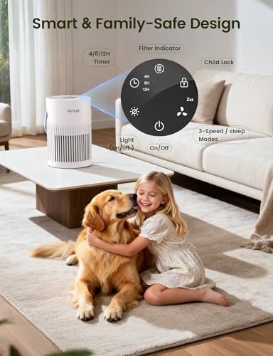 Air Purifier For Home Bedroom, 20dB Quiet Sleep Mode - Image 6