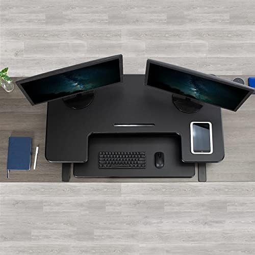 VIVO Black 42 inch Electric Desk Converter, DESK-V000VLE - Image 6
