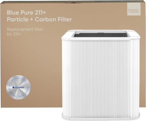 BLUEAIR Genuine Blue Pure 211+ Replacement Filter for 211+ Air Purifiers - AHAM Certified, HEPASilent Dual Filtration, Removes Particles & Odors, Genuine Carbon Filter (Pack of 7) by Unknown
