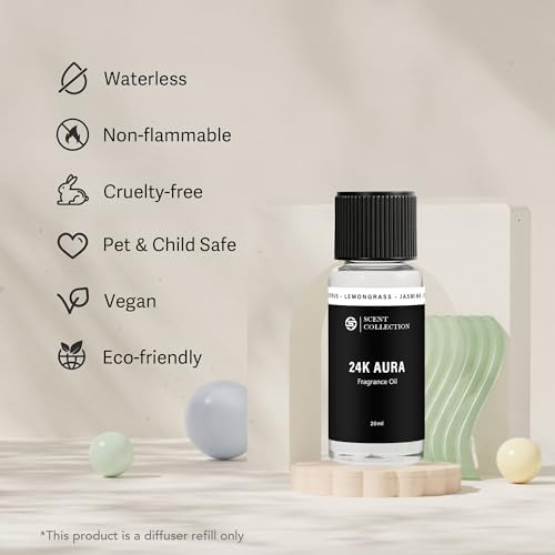 Luxury Hotel Scent 24K Aura Diffuser Oil, Signature Lemongrass, 20ml - Image 5