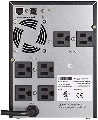 Eaton 5SC750 Pure Sinewave UPS Battery Backup, 750VA / 525W, AVR, LCD Display, Line Interactive - Image 2