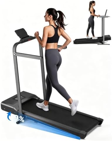 Superun Waking Pad Treadmill with Incline, 3.0HP and 300 LBS Capacity by SUPERUN
