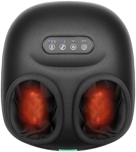 Medcursor Foot Massager Machine with Heat, 2026 Deep Kneading & Rolling, Shiatsu Foot Massager for Pain Relief, Tired Feet & Plantar Fasciitis by Medcursor