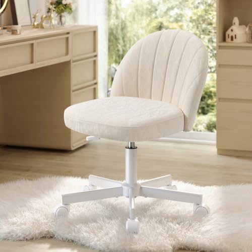 SONGMICS Office Chair, Swivel Makeup Vanity Desk Chair by SONGMICS
