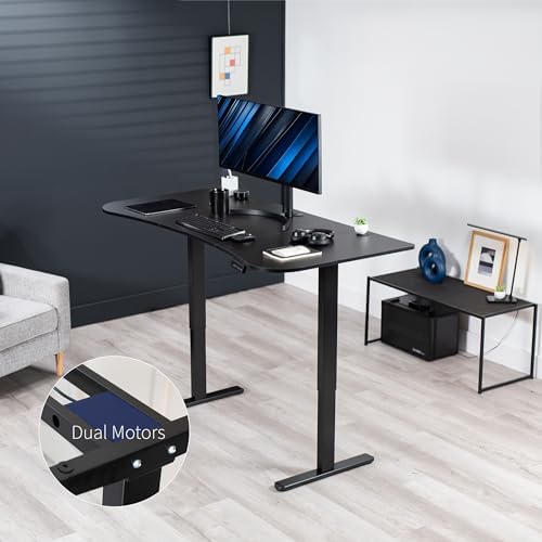 VIVO Black 63 x 32 in Standing Desk, DESK-KIT-E2B1B - Image 2