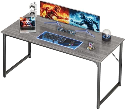 PRAISUN 55 X 24 Inch Computer Desk with Deeper Desktop by PRAISUN