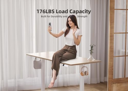 YDN 63 x 24 Inch Nature Electric Standing Desk - Image 4