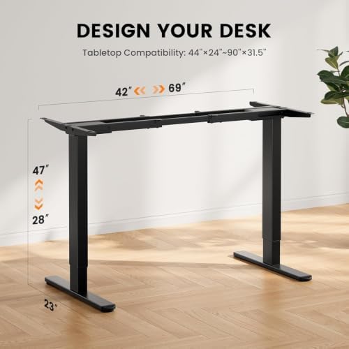 ErGear Dual Motor Standing Desk Legs for 44-90 inch Desktops, 264 lbs - Image 3