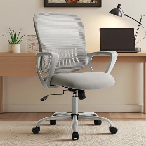 OLIXIS Home Office Chair, Mesh Desk Chair, Ergonomic Lumbar Support by OLIXIS