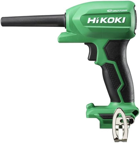 HiKOKI RA12DA (NN) 10.8 V Rechargeable Air Duster, Small, Lightweight, High Wind Speed 32.8 ft (87 m/s) Stepless Wind Speed Adjustment Function, Batteries and Charger Sold Separately, Green by Unknown
