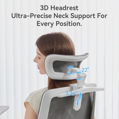 SIHOO M59AS Ergonomic Office Chair, Dual Backrest, Adaptive Lumbar Support - Image 7