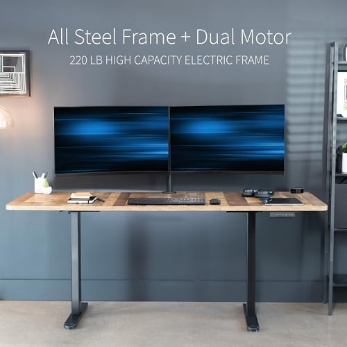 VIVO Reclaimed Wood 71 x 30 in Standing Desk, DESK-KIT-E2B7P - Image 6
