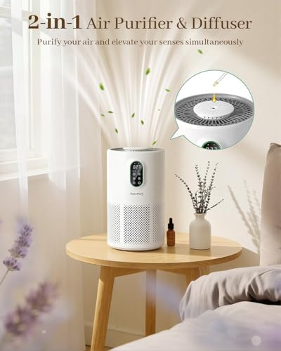 WESTHEY Air Purifiers for Home Larger Room with Washable Filter Auto Mode - Image 7