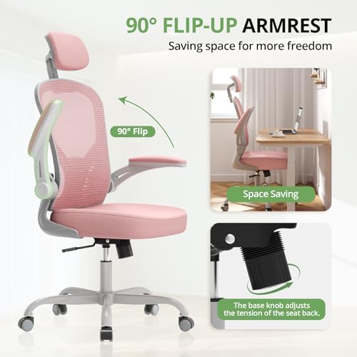 Synorla Office Chair|330LBS Capacity Ergonomic Desk Chair - Image 4