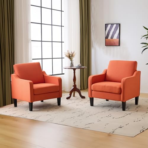 VINGLI Accent Chairs Set of 2, Modern Traditional Armchair for Living Room by VINGLI