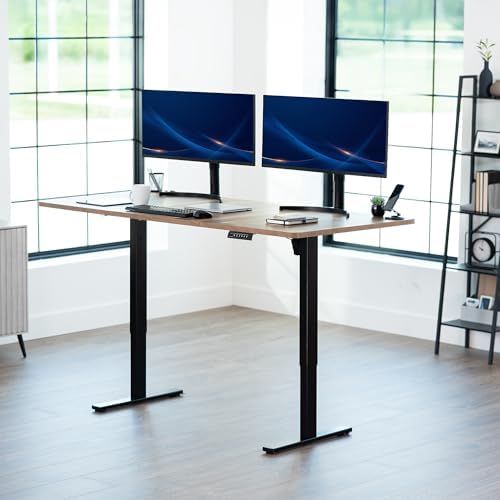 VIVO Reclaimed Wood 71 x 36 in Standing Desk, DESK-KIT-1B7P-36 - Image 2