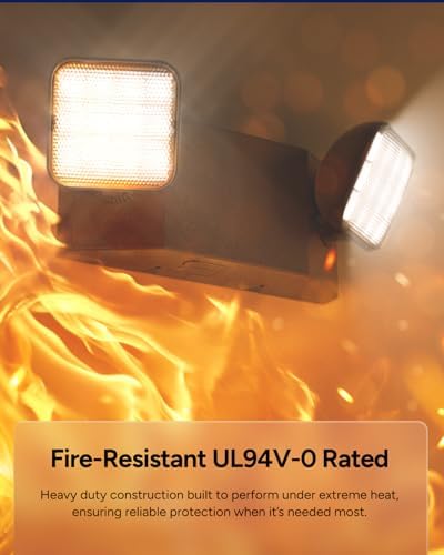 Sunco LED Emergency Light for Businesses 90 Minute Backup Battery, 1 Pack - Image 3