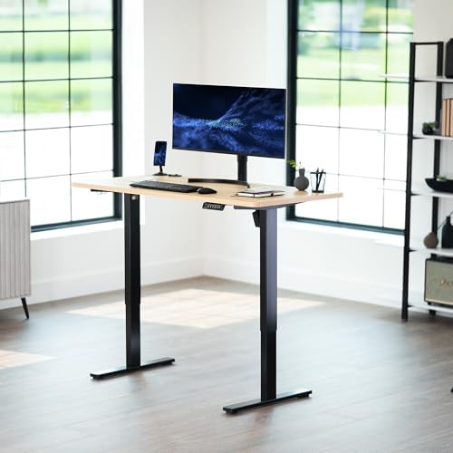 VIVO Light Wood 55 x 28 in Standing Desk, DESK-KIT-1B55C - Image 2