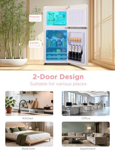 F.W.WOOLWORTHS 3.5 Cu.Ft Refrigerator with Freezer - Image 5