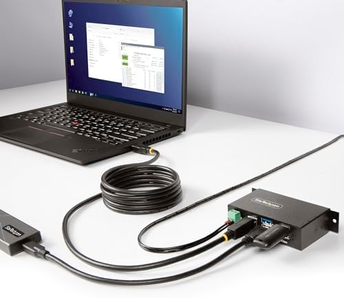 StarTech 4-Port Managed USB Hub 5Gbps, TAA (5G4AINDRM-USB-A-HUB) - Image 6