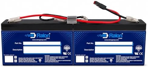 Raion Power APCRBC18/RBC18 Compatible Battery Cartridge, 12V 9Ah High Rate SLA AGM for APC Smart-UPS SC450RM1U, SC250RM1U, PS250, PS450, BAY450 & SU5005 - Image 2