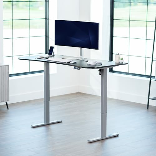 VIVO Black 63 x 32 in Standing Desk, DESK-KIT-1G1B - Image 2
