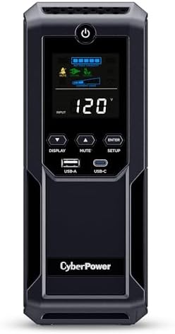 CyberPower CP1500AVRLCD3 Intelligent LCD UPS Battery Backup by Unknown