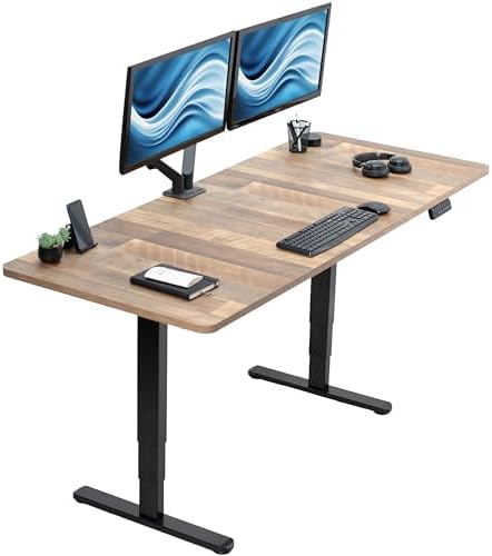 VIVO Reclaimed Wood 71 x 30 in Standing Desk, DESK-KIT-2B7P by VIVO