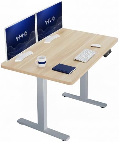 VIVO Light Wood 48 x 30 in Standing Desk, DESK-KIT-1G5C by VIVO
