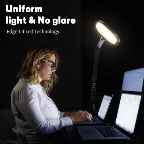 LitONES LED Desk Lamp for Home Office, Soft Edge-lit Design, Modern Style - Image 4