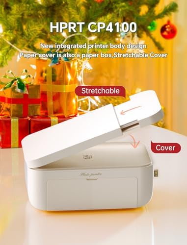HPRT Photo Printer 4x6,+20 Sheets&1ribbon, Picture Printer for iPhone, Android, Smartphone, AR Video Printing, Portable Photo Printers CP4100 - Image 5