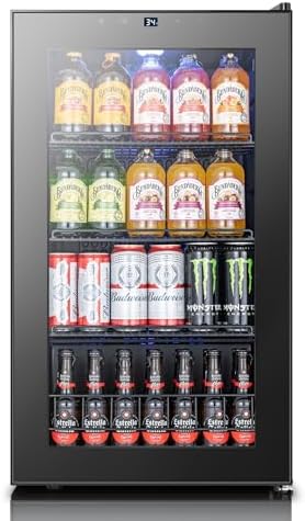 Yeego Beverage Refrigerator Drink Cooler, 130 Cans Mini Fridge by Yeego