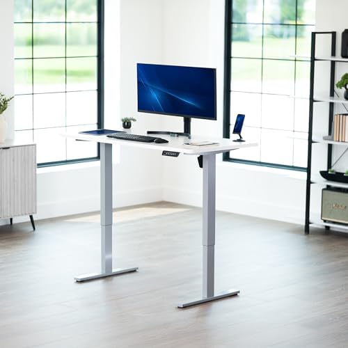 VIVO White 55 x 28 in Standing Desk, DESK-KIT-1G55W - Image 2