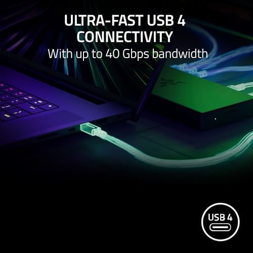Razer USB 4 Dock, 14 Ports, Windows & Mac Compatible, White - Image 2