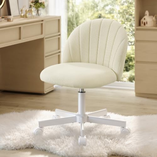 SONGMICS Office Chair, Swivel Makeup Vanity Desk Chair by SONGMICS